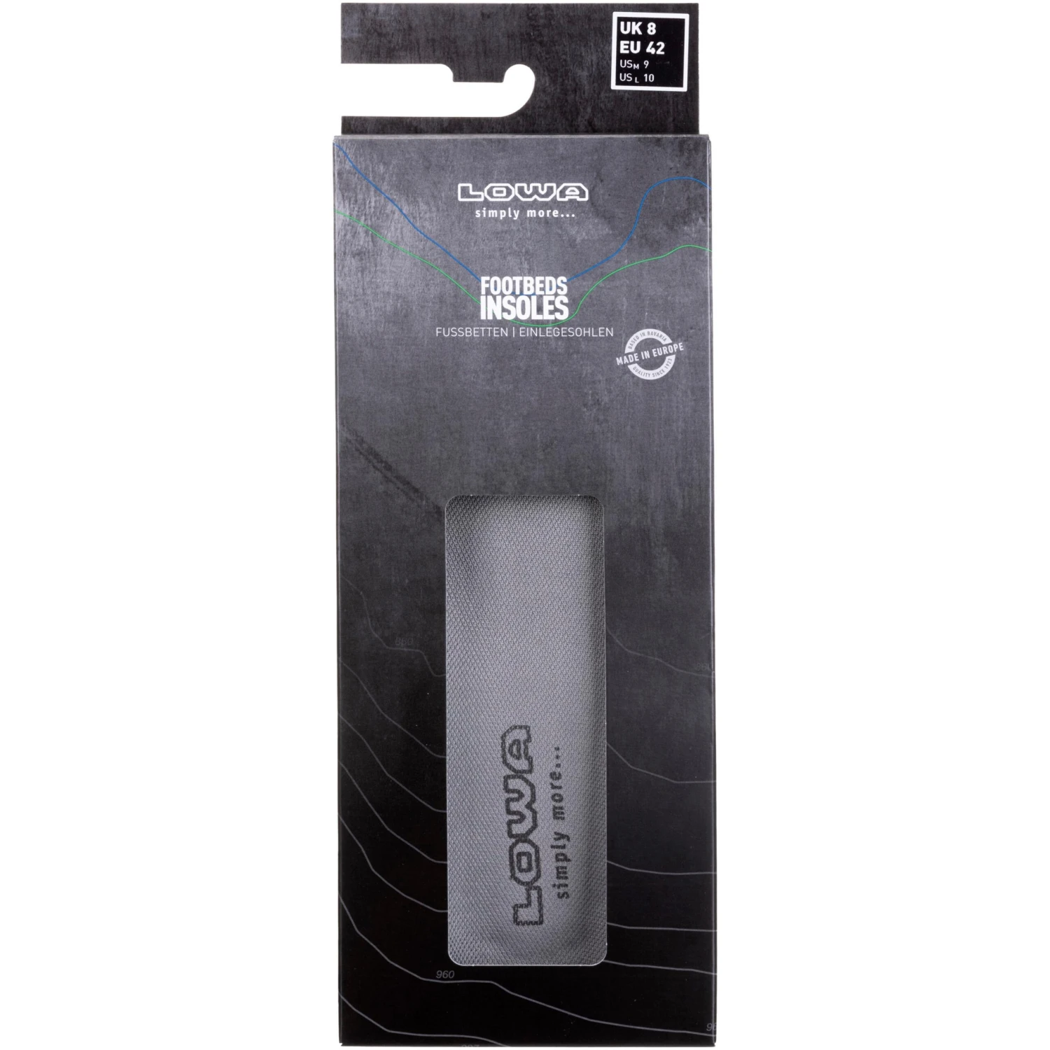 Lowa Einlegesohlen Fussbett ATC In Grau - Image 2