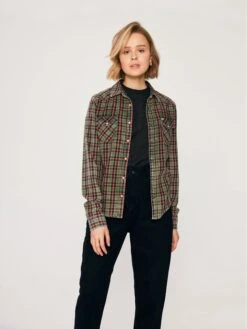 LTB Hemd "Lucinda" - Regular Fit - In Rot/ Grün