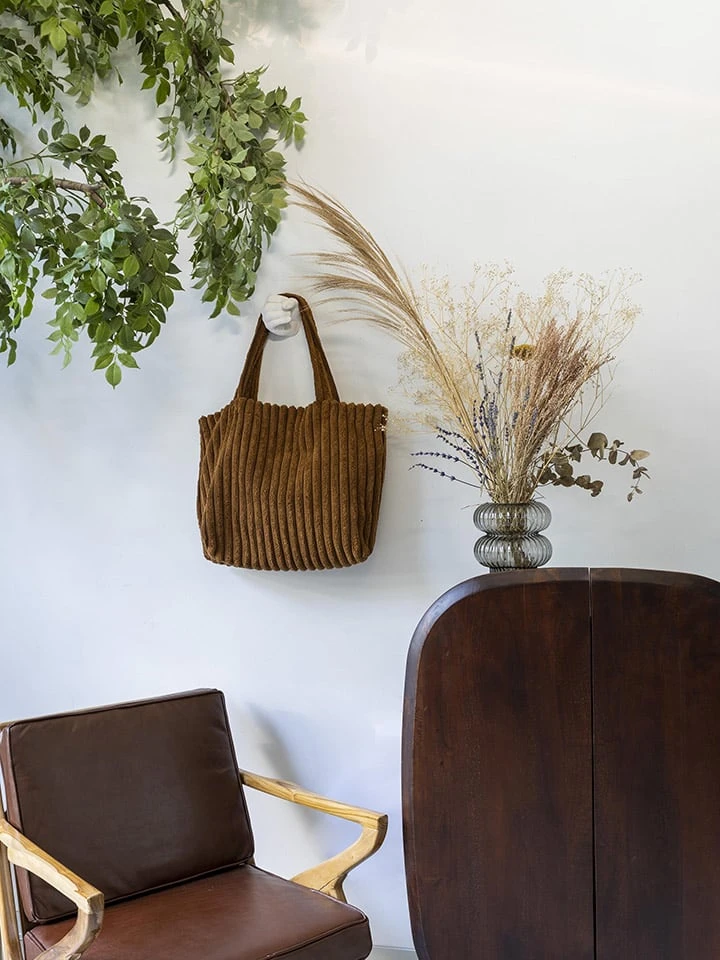 Shopper In Braun - 55 X 45 X 8 Cm - Image 2