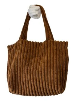 Shopper In Braun - 55 X 45 X 8 Cm