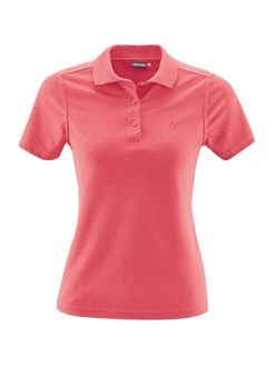 Maier Sports Funktionspoloshirt "Ulrike" In Rosa