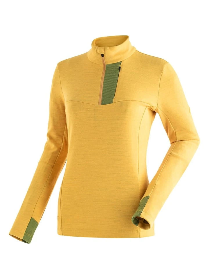 Maier Sports Funktionsshirt "Skutvik" In Gelb