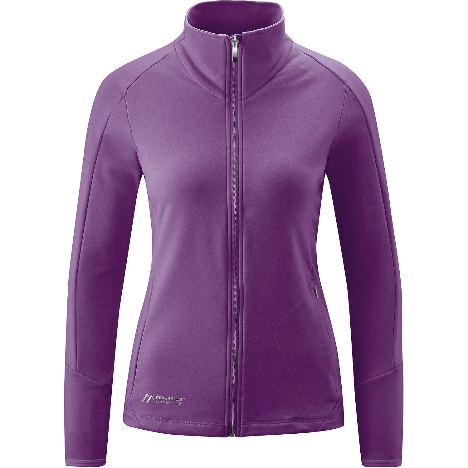 Maier Sports Stretchfleece-Jacke Cicerbita In Pflaume