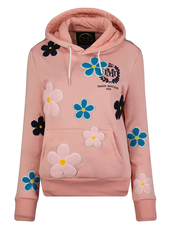 Hoodie "Farguimai" In Rosa/ Blau/ Schwarz