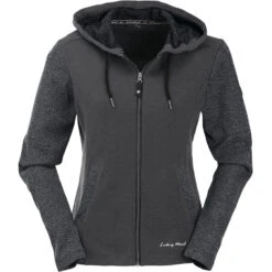 Strickfleecejacke Wilde Dini In Dunkelgrau