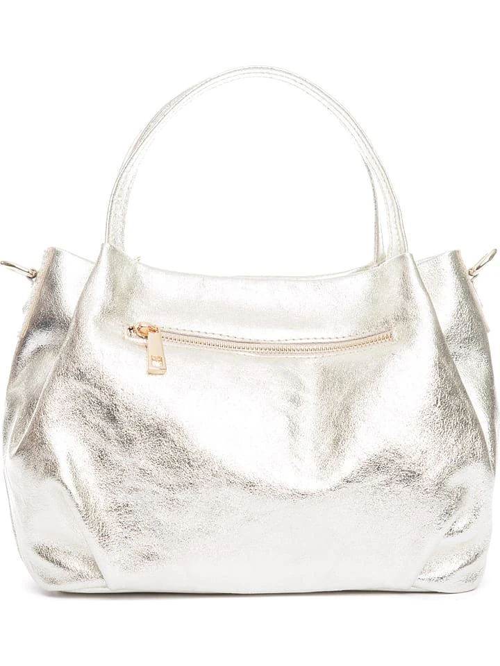 Leder-Henkeltasche "Vigentino" In Silber - (B)26 X (H)20 X (T)14 Cm - Image 3