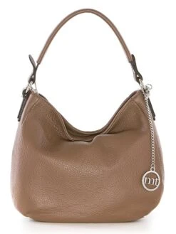 Leder-Schultertasche "Molise" In Hellbraun - (B)30 X (H)20 X (T)8 Cm