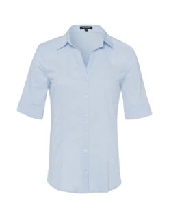 MORE&MORE Basicbluse In Blau