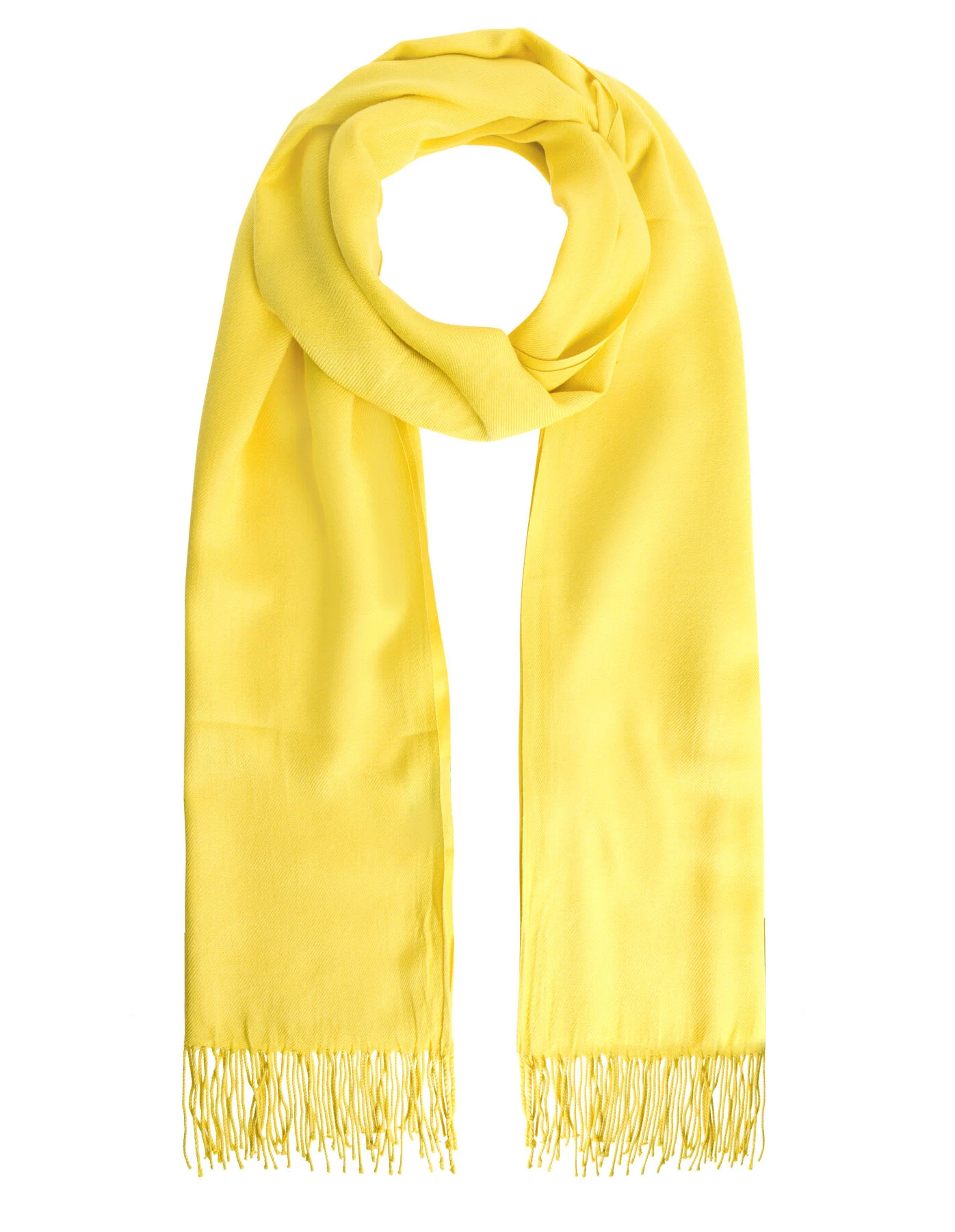 MORE&MORE Fransenschal In Gelb