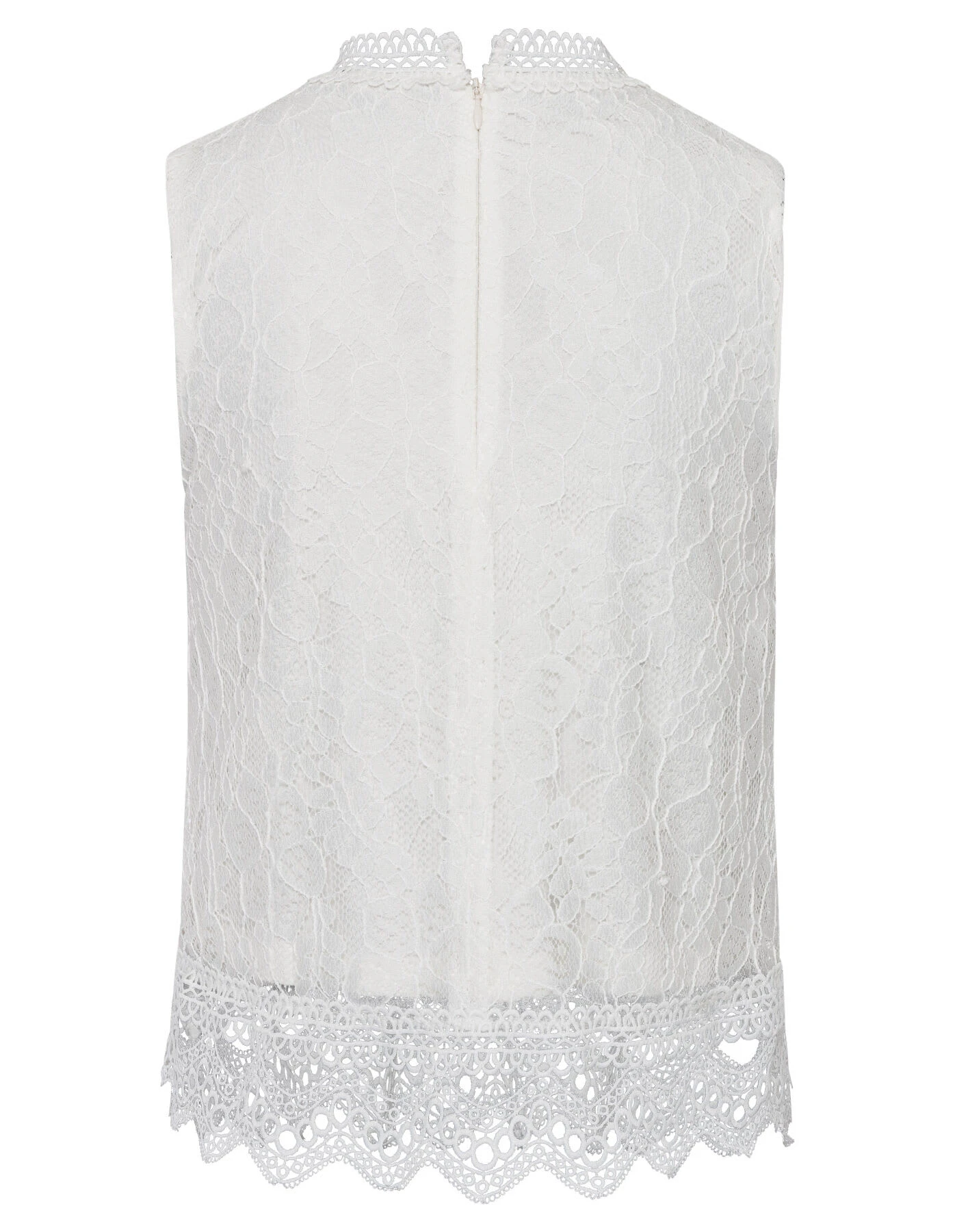 MORE&MORE Spitzenblusentop In Ecru - Image 2