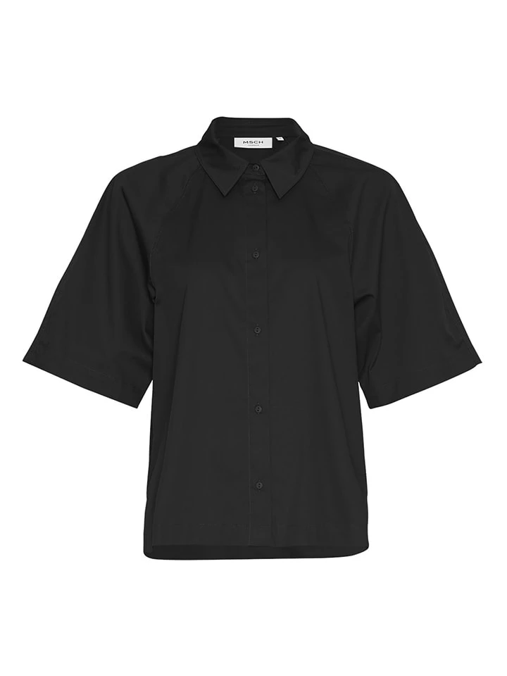 MOSS COPENHAGEN Bluse "Mabelle Lana" In Schwarz