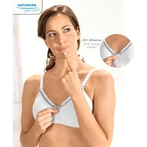 Naturana Still-BH Mit Stillmerker In Weiß - Image 2