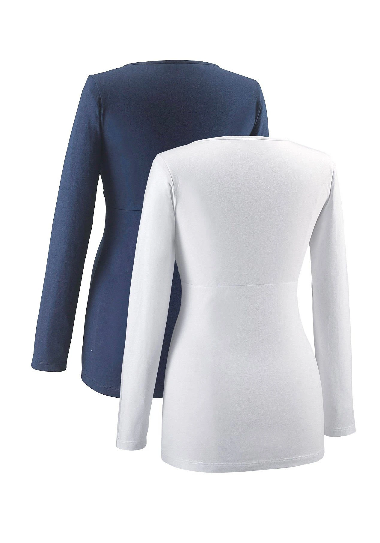 Umstandsshirt In Marine/weiß - Image 3
