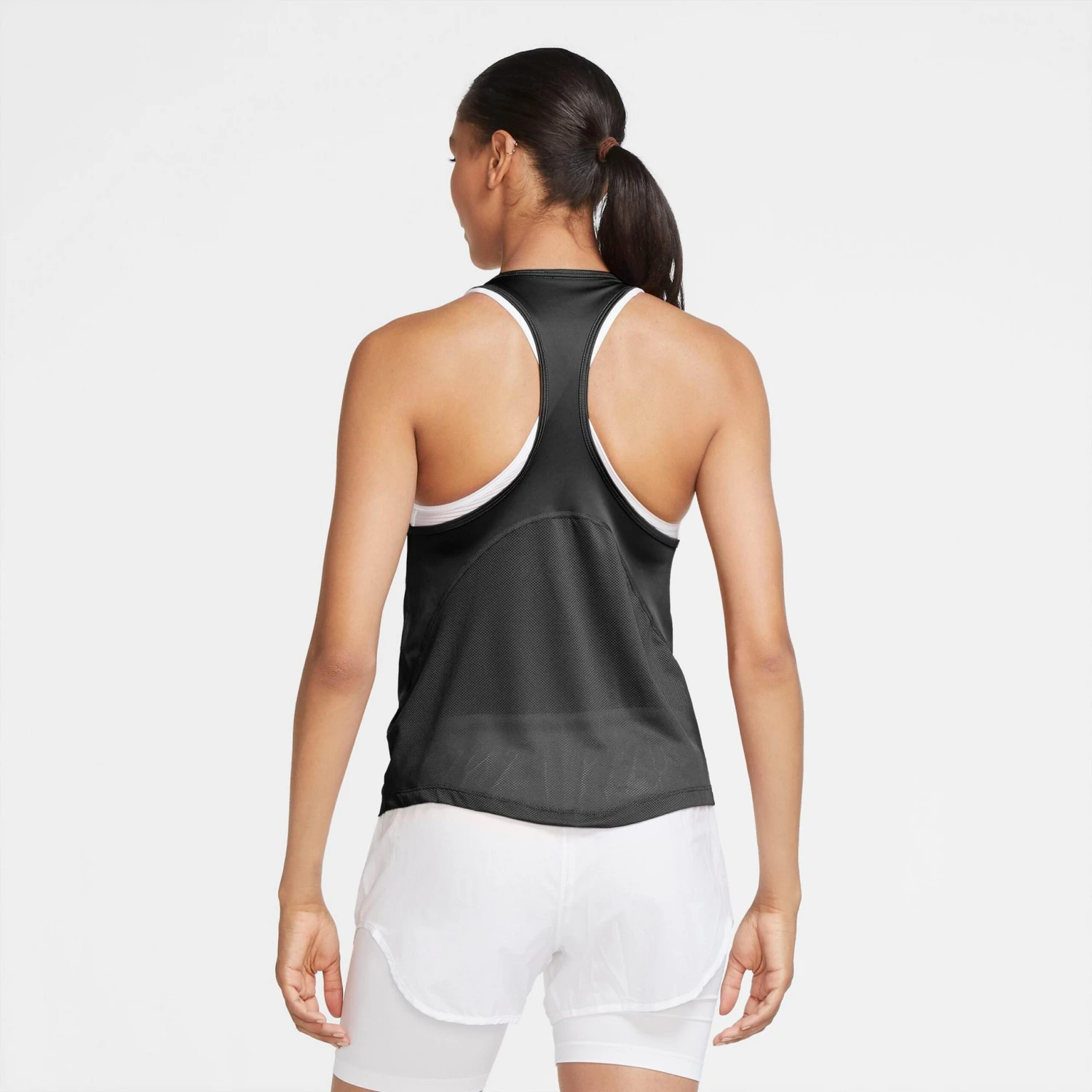 Nike Performance Funktionstank Miler In Black-reflective Silv - Image 5