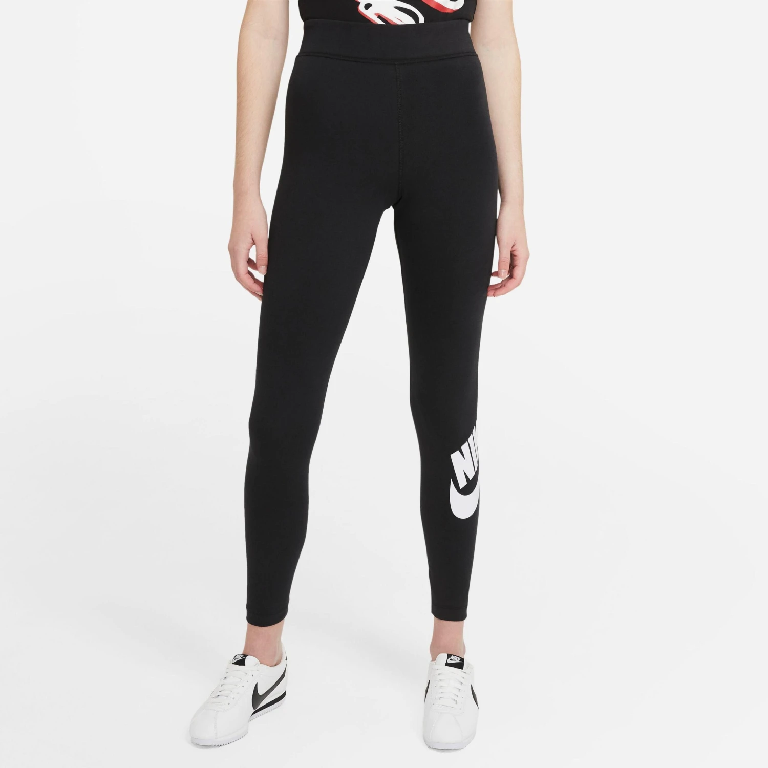 Nike Sportswear Leggings NSW Essential In Black-white - Image 5