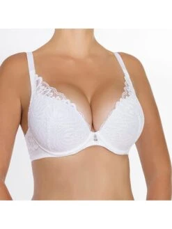 Push-up-BH In Weiß