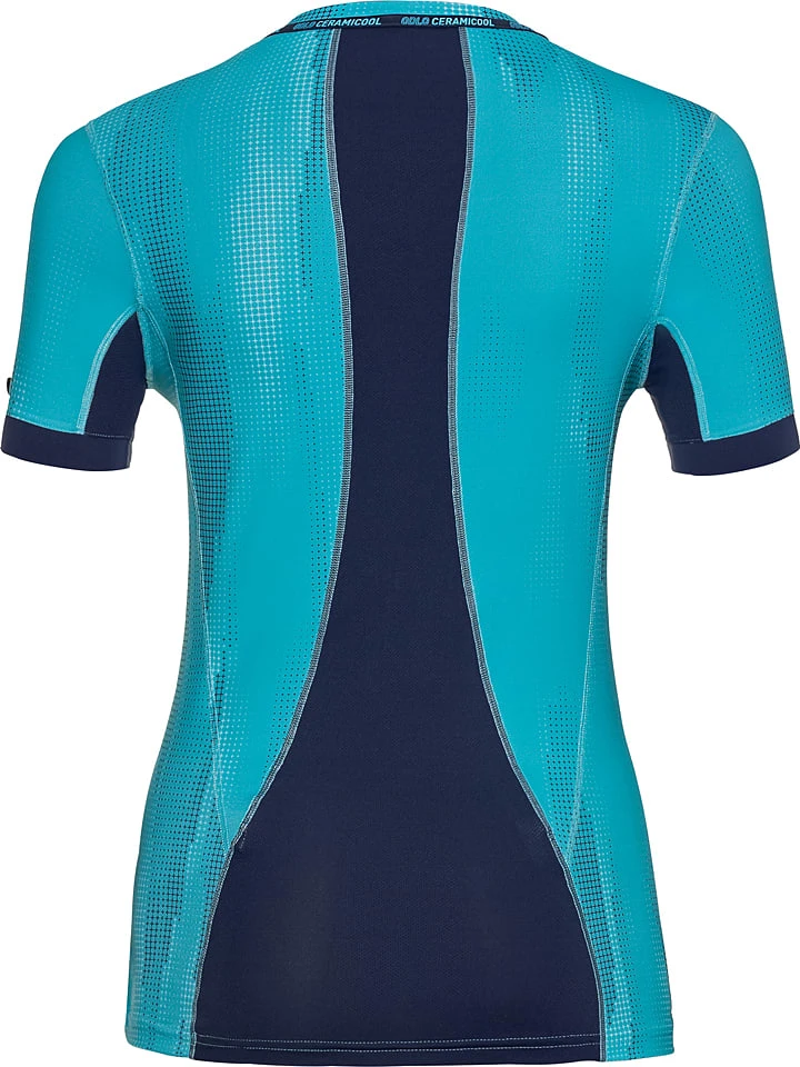 Odlo Funktionsunterhemd "Ceramicool Pro" In Türkis/ Dunkelblau - Image 2