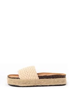 Pantoletten In Beige