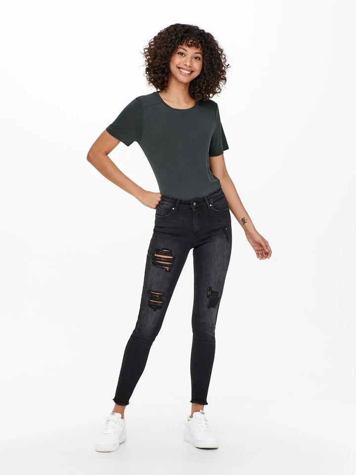 ONLY Shirt "Free" In Anthrazit - Image 4