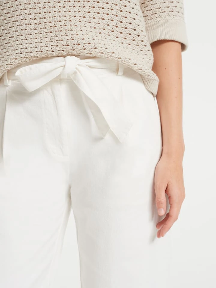 OPUS Culotte "Mareika" In Weiß - Image 4