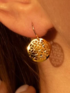 Gold-Ohrhänger "Dandelion"