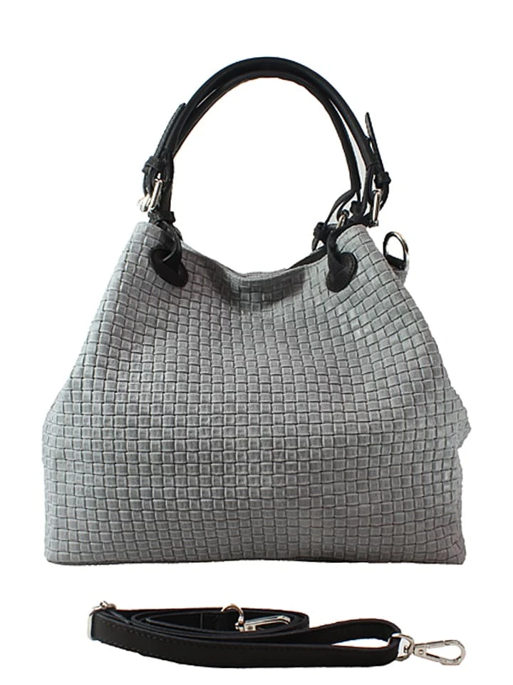 Leder-Henkeltasche In Grau - (B)34 X (H)29 X (T)18 Cm - Image 3