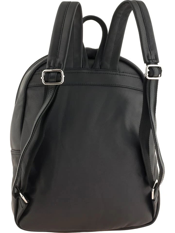 Leder-Rucksack "Rovigo" In Schwarz - (B)30 X (H)40 X (T)14 Cm - Image 2
