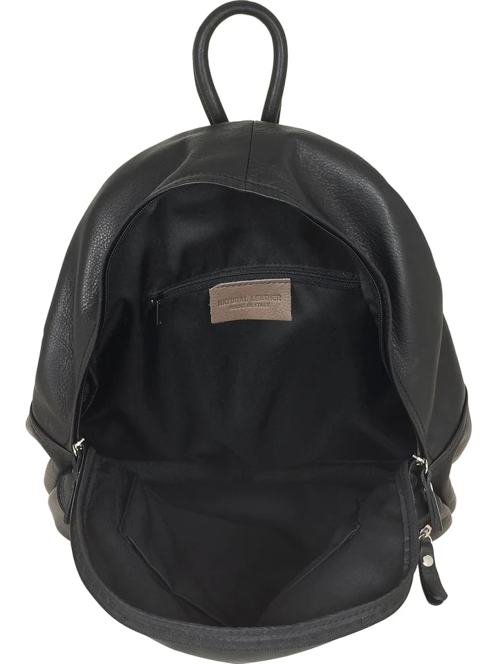 Leder-Rucksack "Rovigo" In Schwarz - (B)30 X (H)40 X (T)14 Cm - Image 4