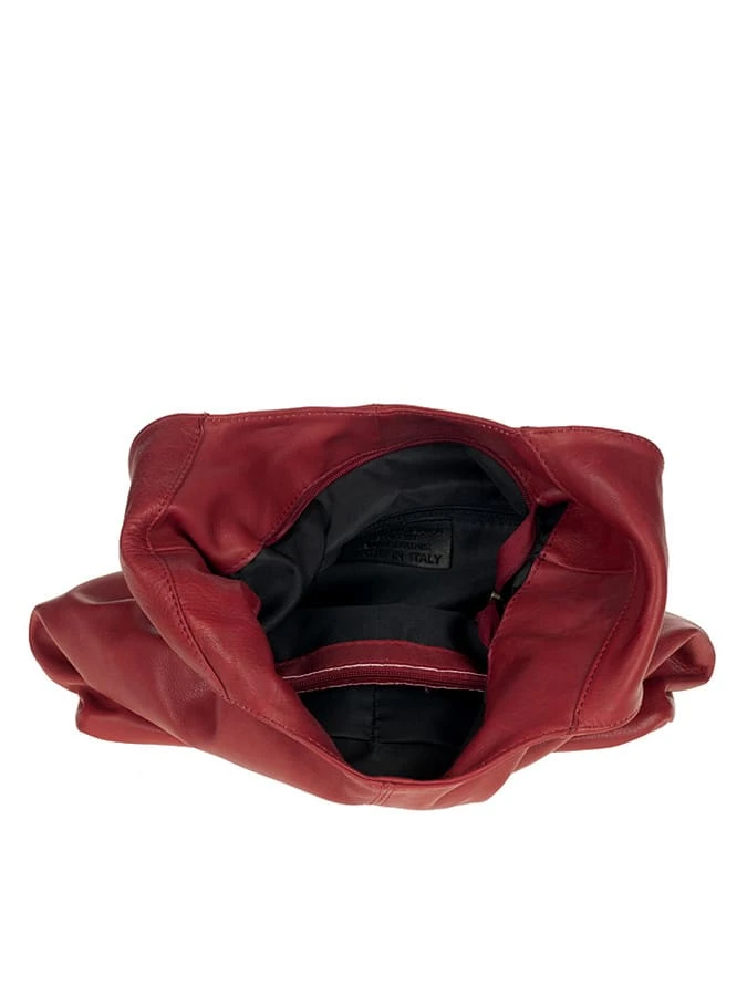 Leder-Schultertasche "Vercelli" In Bordeaux - (B)40 X (H)30 X (T)14 Cm - Image 4