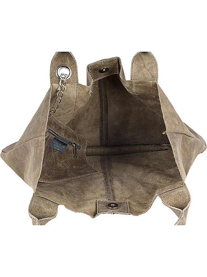 Leder-Shopper "Laura" In Taupe - (B)38 X (H)41 X (T)20 Cm - Image 3