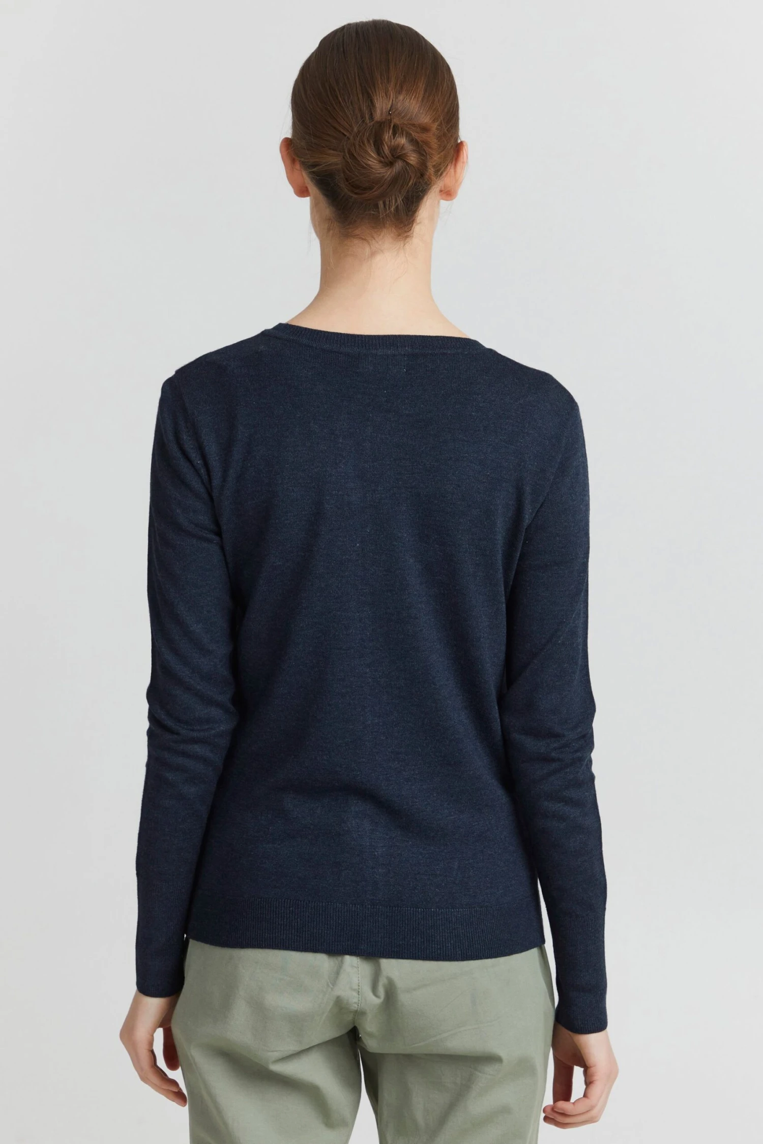 OXMO Cardigan In Schwarz - Image 3