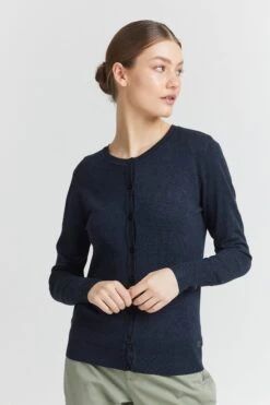 OXMO Cardigan In Schwarz