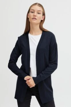 OXMO Strickjacke In Grau