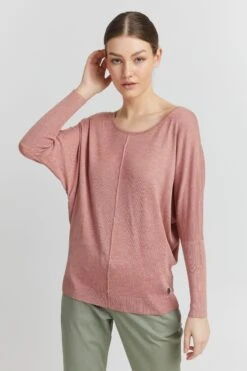 OXMO Strickpullover In Rosa