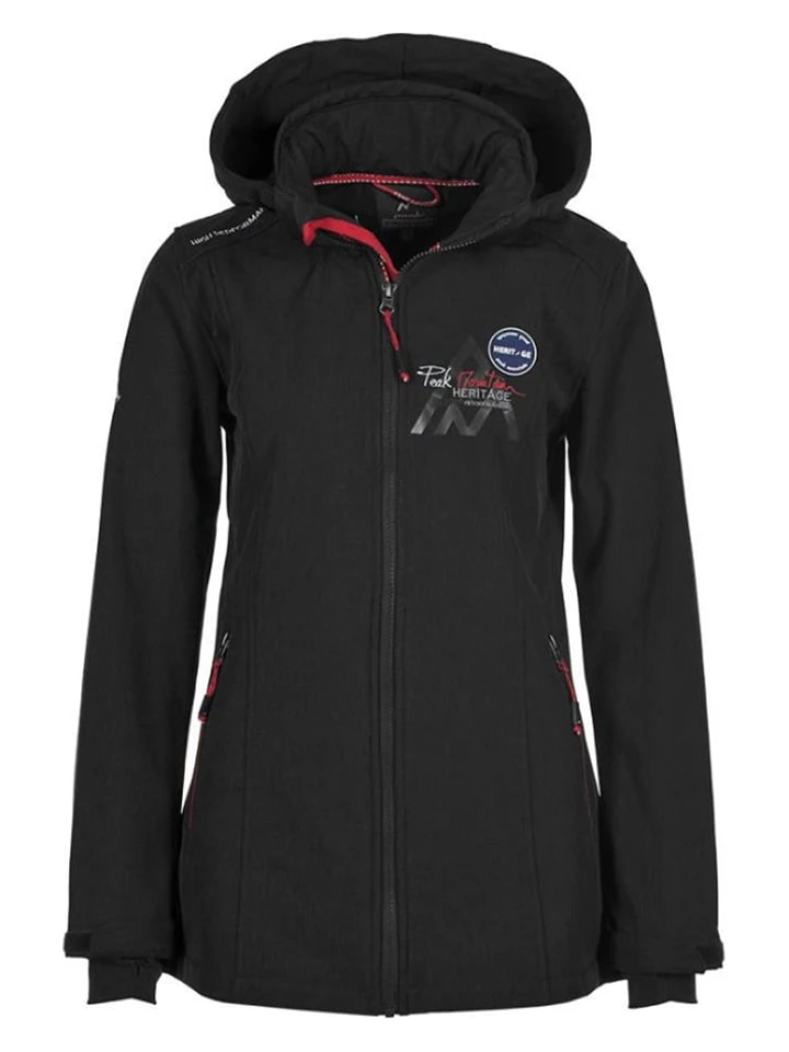 Softshelljacke "Amont" In Schwarz