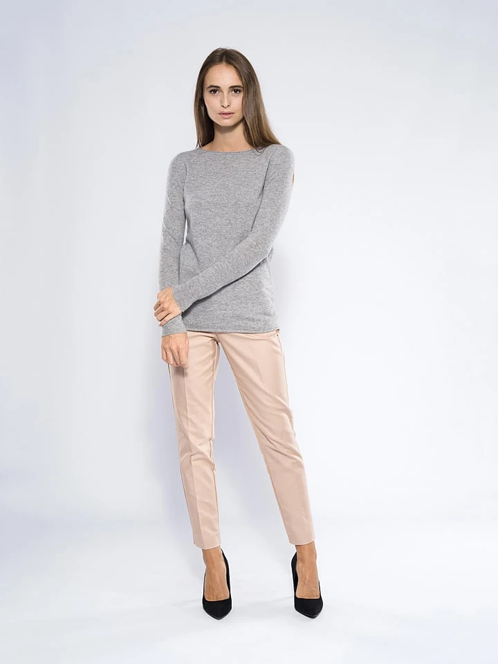 Kaschmir-Pullover "Megan" In Grau