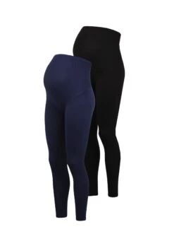 Julia Umstandsleggings Doppelpack Dunkelblau & Schwarz