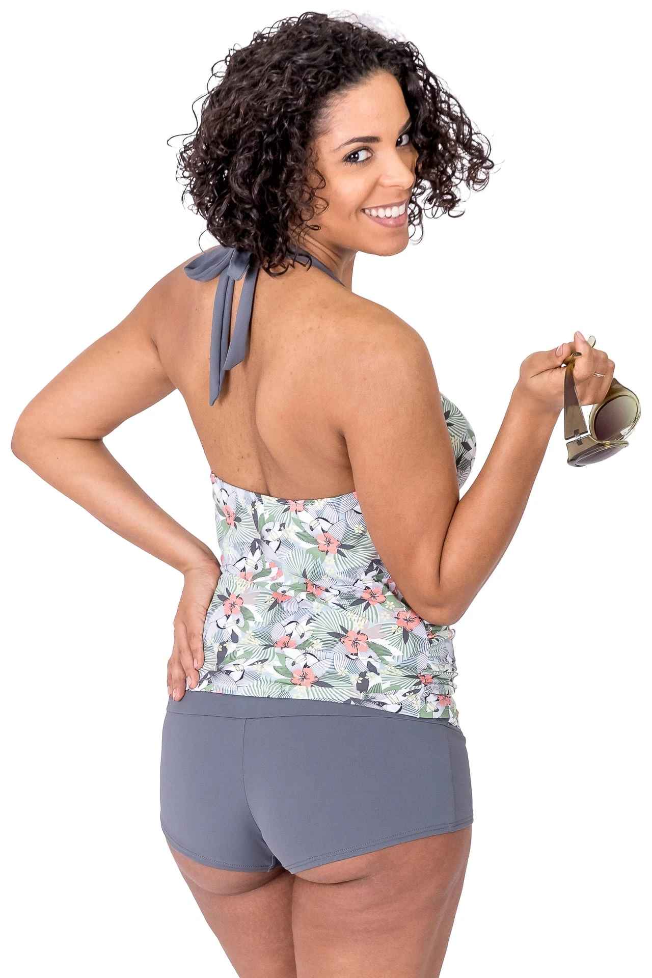 Umstandstankini "TUKINI" In Hawaiitukan-Druck - Image 5