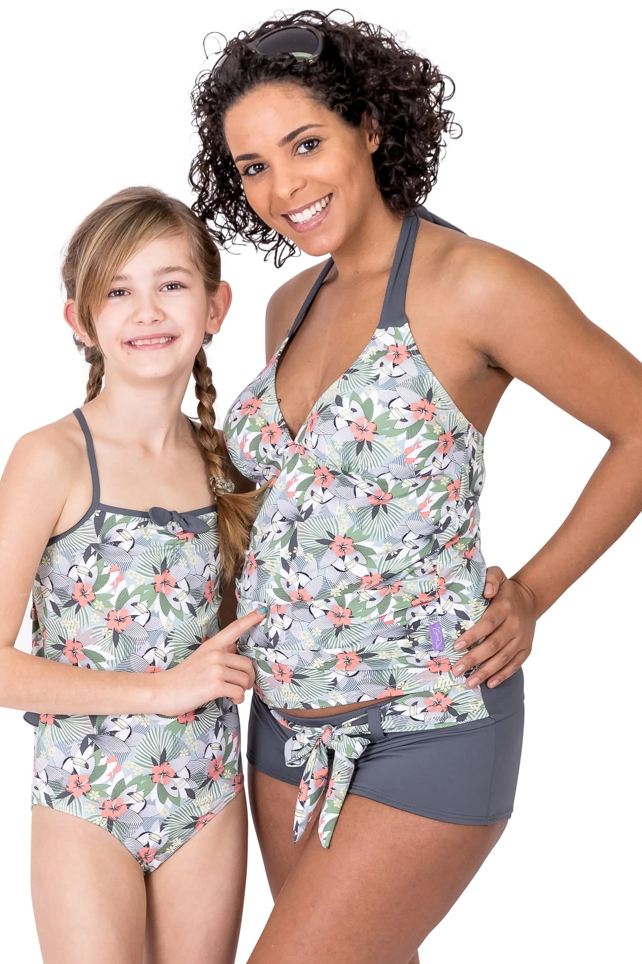 Umstandstankini "TUKINI" In Hawaiitukan-Druck - Image 6
