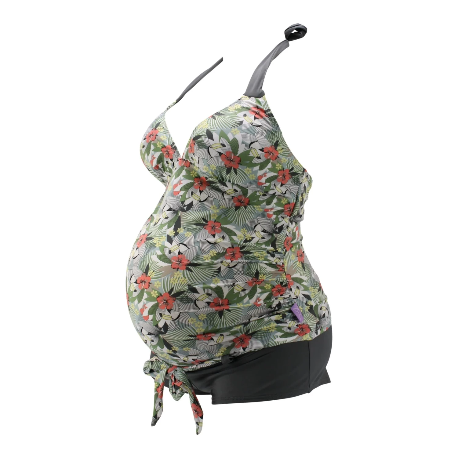 Umstandstankini "TUKINI" In Hawaiitukan-Druck - Image 7