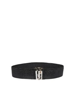 Pieces Elastischer Gürtel Schwarz