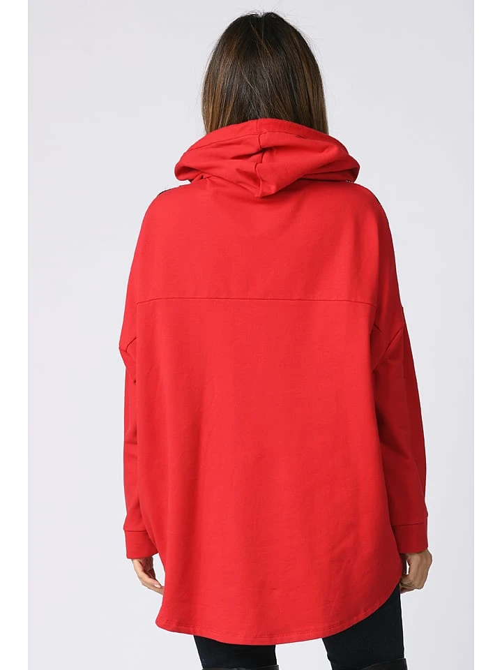 Sweatshirt In Schwarz/ Rot - Image 2