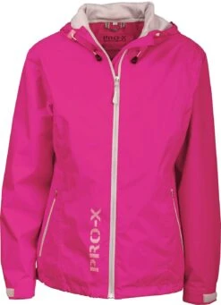 Regenjacke "LADY FLASH" In Neon Pink