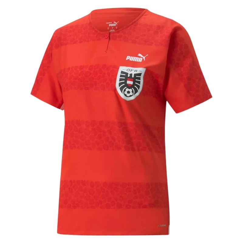Puma Fußball Fan-Artikel Österreich Authentic Liberty Home Jersey Women 2022/2023 Red