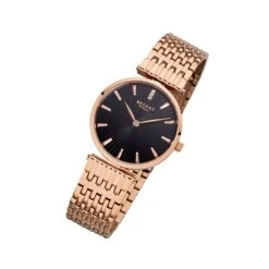 Analog-Armbanduhr Regent Metallarmband Rosegold Klein (ca. 30mm)