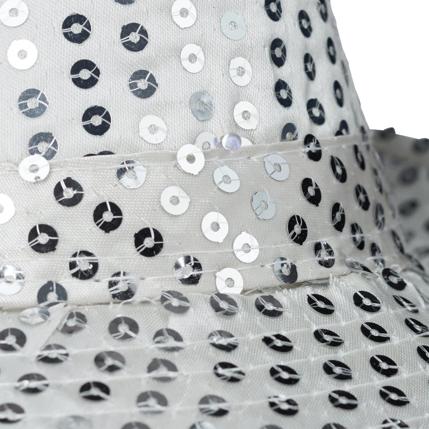 1x Pailletten-Hut In Silber - Image 7