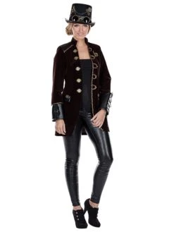 Kostüm-Mantel "Steampunk" In Braun