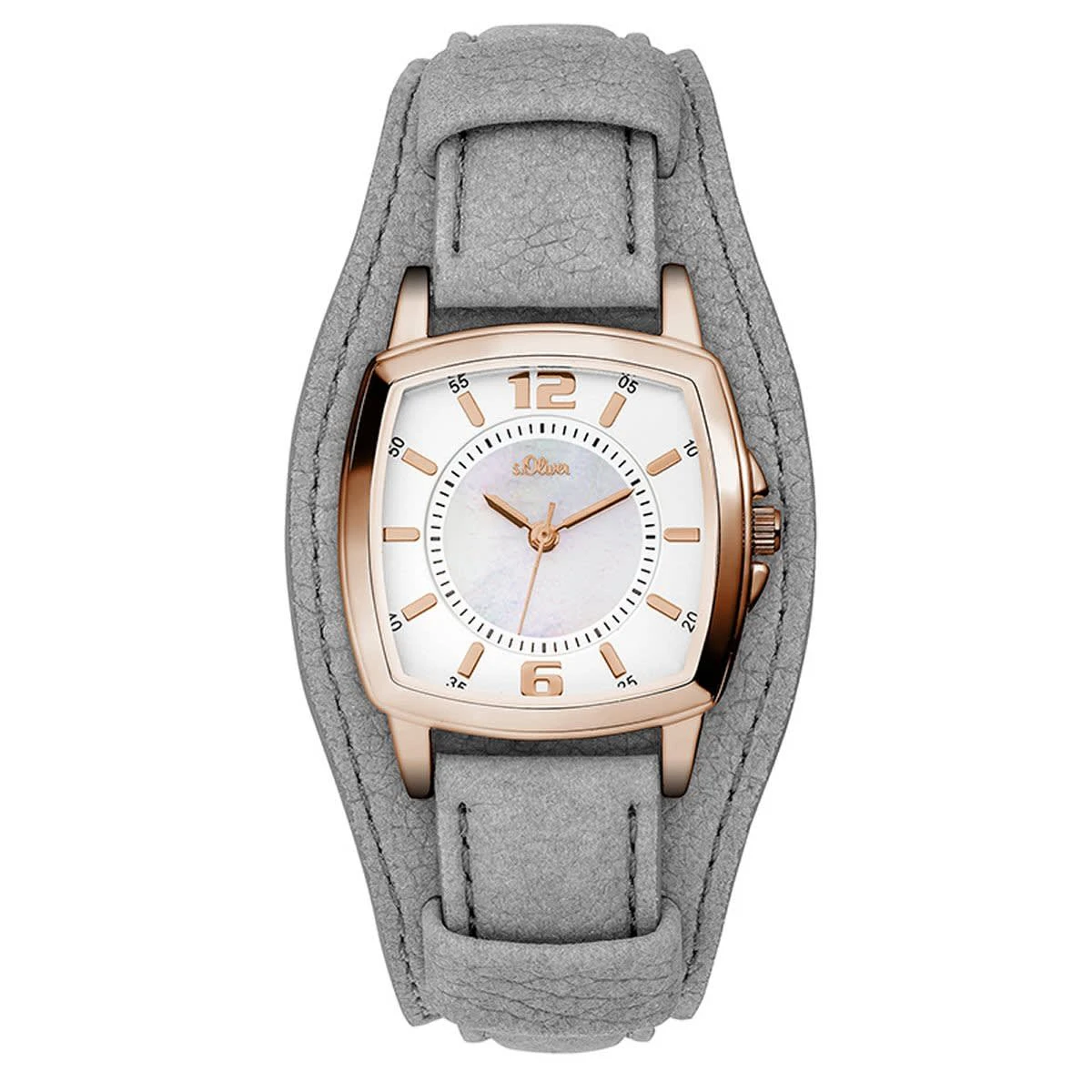 S.Oliver Quarzuhr SO-3237-LQ In Rotgold