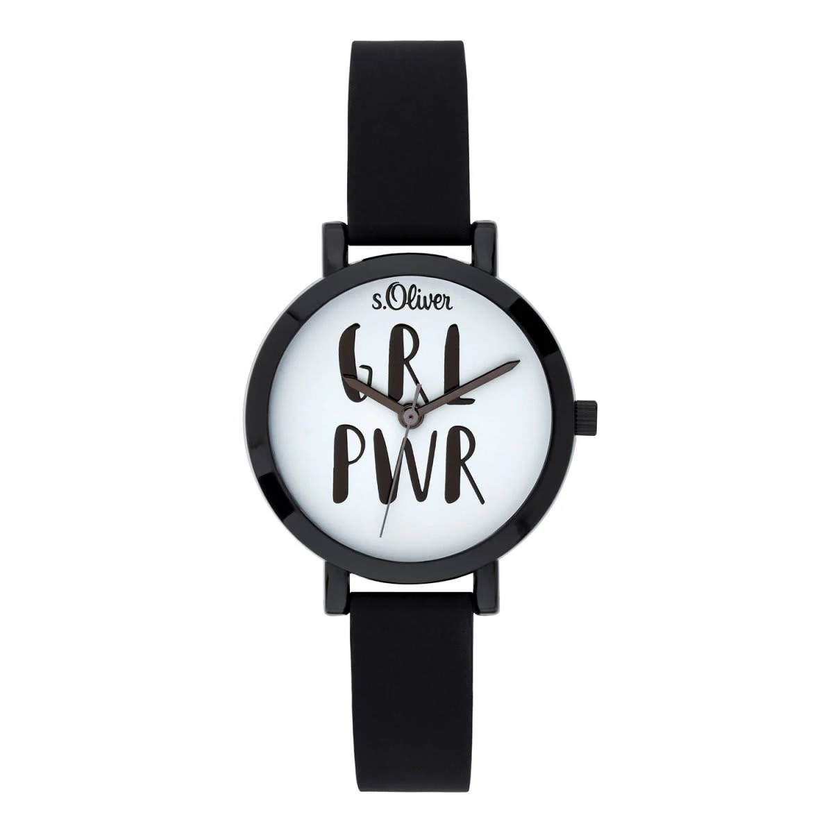 S.Oliver Quarzuhr SO-3767-PQ In Schwarz
