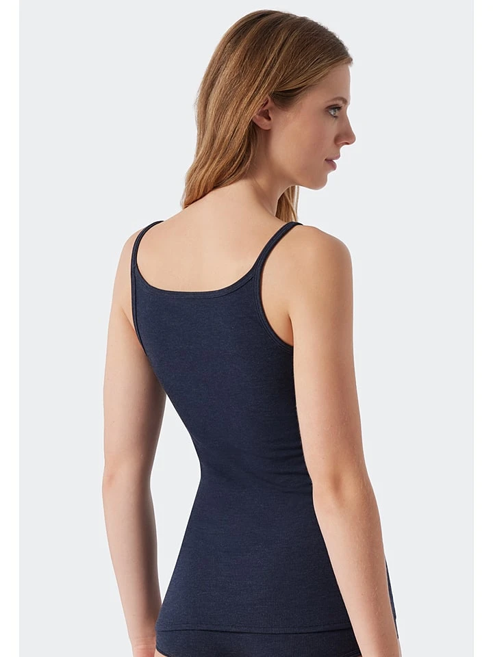 Schiesser Hemdchen In Dunkelblau - Image 2